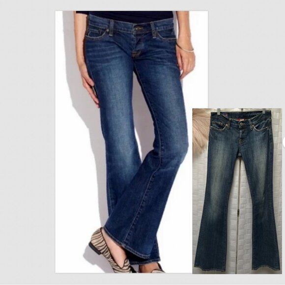 Lucky Brand Lil Maggie Jean Bootcut Dark Wash Size 2 / 26 - Picture 1 of 9
